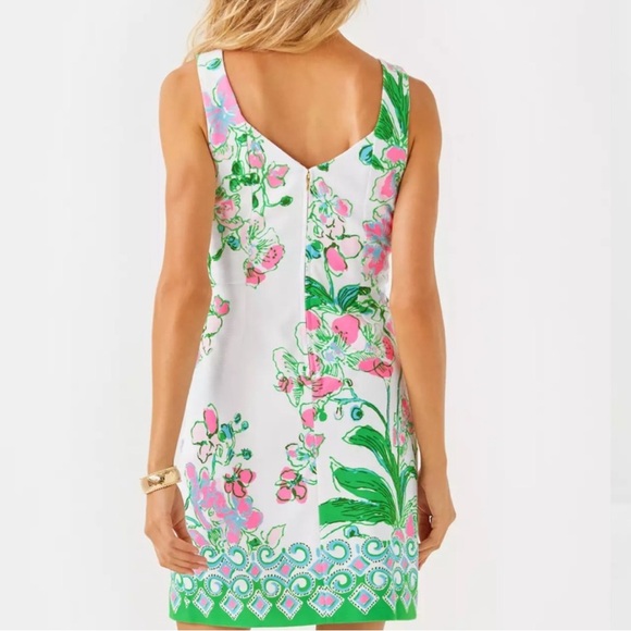 NWT!!! Lilly Pulitzer Del Rey Stretch Shift Dress Size XL - Picture 3 of 10